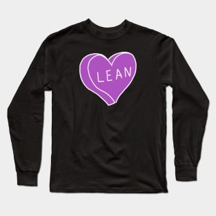 Lean Purple Heart Long Sleeve T-Shirt